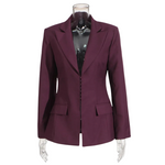Elegant Classic Blazer And Wide Leg Trouser Two-Piece Pant Suit Set-Wear To Work Sets-Arimonz-Arimonz