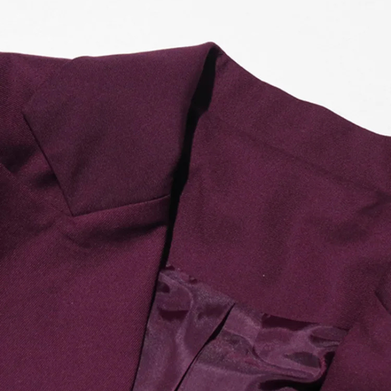 Elegant Classic Blazer And Wide Leg Trouser Two-Piece Pant Suit Set-Wear To Work Sets-Arimonz-Arimonz