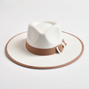 Elegant Fascinator Bow Tie Fedora Hat Wide Brim Jazz Party Women Hat-Hats-Arimonz-Arimonz