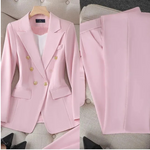 Elegant Fashionable Western Style High-End Business Attire Office Wear-Wear To Work Sets-Arimonz-Arimonz