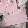 Elegant Fashionable Western Style High-End Business Attire Office Wear-Wear To Work Sets-Arimonz-Pink one-piece pants-S-Arimonz