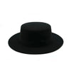 Elegant Retro with Pearls and Floral Detail Big Brim Top Fedora Hat-Hats-Arimonz-2in brim black-22in-Arimonz