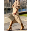 Fashion Jacket and High-Split Wrap Skirt Office Lady Tracksuit Set-Wear To Work Sets-Arimonz-Arimonz