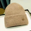 Fashion Plush Women Winter Hat Thicken Pullover Windproof Knitted Hat-Winter Hats-Arimonz-Arimonz