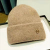 Fashion Plush Women Winter Hat Thicken Pullover Windproof Knitted Hat-Winter Hats-Arimonz-Arimonz