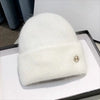 Fashion Plush Women Winter Hat Thicken Pullover Windproof Knitted Hat-Winter Hats-Arimonz-Arimonz