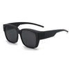 Fashion Polarized Cover Sunglasses Vintage Driving Eyewear Glasses-Sunglasses-Arimonz-Black Matte Polarized Glasses-Arimonz