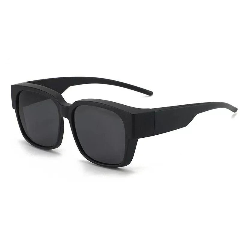 Fashion Polarized Cover Sunglasses Vintage Driving Eyewear Glasses-Sunglasses-Arimonz-Black Matte Polarized Glasses-Arimonz
