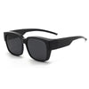 Fashion Polarized Cover Sunglasses Vintage Driving Eyewear Glasses-Sunglasses-Arimonz-Bright Black Polarized Glasses-Arimonz
