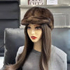 Fashion Real Mink Fur Winter Women Hat Genuine Outdoor Cap-Winter Hats-Arimonz-brown-Adjustable-Arimonz