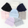 Fashion Warm Cashmere Wool Skullies Rabbit Fur Winter Knitted Beanies-Winter Hats-Arimonz-Arimonz
