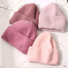 Fashion Warm Cashmere Wool Skullies Rabbit Fur Winter Knitted Beanies-Winter Hats-Arimonz-Arimonz