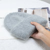 Fashion Warm Cashmere Wool Skullies Rabbit Fur Winter Knitted Beanies-Winter Hats-Arimonz-Gray-54-60cm/21-23inches-Arimonz