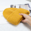 Fashion Warm Cashmere Wool Skullies Rabbit Fur Winter Knitted Beanies-Winter Hats-Arimonz-Yellow-54-60cm/21-23inches-Arimonz