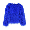 Fashion Winter Top Faux Fur Elegant Coat Thicken Warm Women Jacket-Fuzzy Jackets-Arimonz-Blue-S-Arimonz