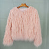 Fashion Winter Top Faux Fur Elegant Coat Thicken Warm Women Jacket-Fuzzy Jackets-Arimonz-Pink-S-Arimonz