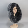 Fashionable Genuine Large Female Fur Hat Winter Warm Volume Hat-Winter Hats-Arimonz-Arimonz
