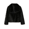 Faux Fur Jacket Coat Women Design Big Collar Fur Coats Cool Overcoat-Fuzzy Jackets-Arimonz-black fur coat-S-Arimonz