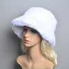 Faux Rabbit Fur Hat Super Soft Women Winter Hat Cotton Lining Warm Hat-Winter Hats-Arimonz-white-One Size-Arimonz