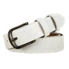 Floral Pattern Rose Genuine Leather Belt Women Pin Buckle Metal Belt-Belts-Arimonz-Arimonz