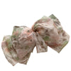 Fluffy Chiffon Mesh Crushed Flower Multi Layer Bow Barrette Hair Clip-Hair Accessories-Arimonz-Arimonz