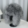 Fox Fur Thick Warm Outdoor Cold-Proof Winter Hat with Ear Protection-Winter Hats-Arimonz-Arimonz