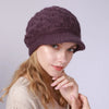 Fried Dough Twists Knit Hat Plush Thickened Winter Wool Windproof Cap-Winter Hats-Arimonz-Arimonz