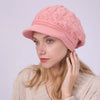 Fried Dough Twists Knit Hat Plush Thickened Winter Wool Windproof Cap-Winter Hats-Arimonz-Arimonz