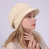 Fried Dough Twists Knit Hat Plush Thickened Winter Wool Windproof Cap-Winter Hats-Arimonz-Arimonz