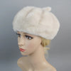 Full Pelt Real Mink Fur Hat Luxurious Winter Warm Cap Pumpkin Beanie-Winter Hats-Arimonz-Arimonz