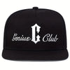 Genius C Club Hip Hop Snapback Hat Outdoor Adjustable Streetwear Cap-Women's Caps-Arimonz-Arimonz