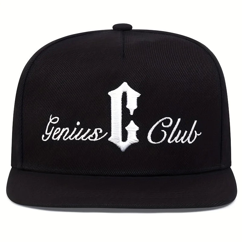 Genius C Club Hip Hop Snapback Hat Outdoor Adjustable Streetwear Cap-Women's Caps-Arimonz-Arimonz