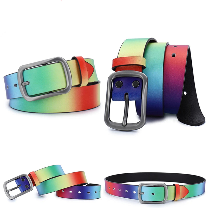Genuine Leather Belt For Women Casual Belt Designer Girdle Printed Belt-Belts-Arimonz-Color-100cm/39inches-Arimonz