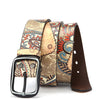 Genuine Leather Belt For Women Casual Belt Designer Girdle Printed Belt-Belts-Arimonz-Vintage-100cm/39inches-Arimonz
