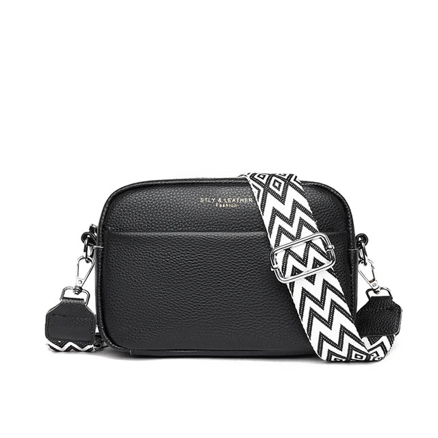 Genuine Leather Crossbody Bag For Women Shoulder Bag Messenger Bag-Handbags-Arimonz-B-Black-Arimonz