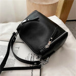 Genuine Leather Handbag Designers Women Messenger Bags Bucket Bag-Handbags-Arimonz-Arimonz