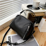 Genuine Leather Handbag Designers Women Messenger Bags Bucket Bag-Handbags-Arimonz-Arimonz