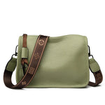 Genuine Leather Women Tote Bag Soft Cowhide Shoulder Crossbody Bag-Handbags-Arimonz-Green-Arimonz