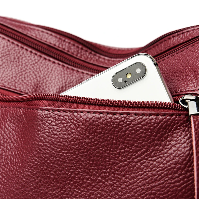 Genuine Purse Women Bag Designer Shoulder Crossbody Messenger Bag-Handbags-Arimonz-Arimonz