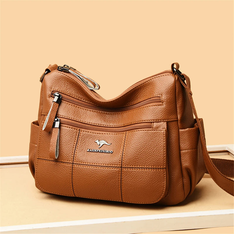 Genuine Purse Women Bag Designer Shoulder Crossbody Messenger Bag-Handbags-Arimonz-Arimonz