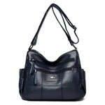 Genuine Purse Women Bag Designer Shoulder Crossbody Messenger Bag-Handbags-Arimonz-Blue-Arimonz