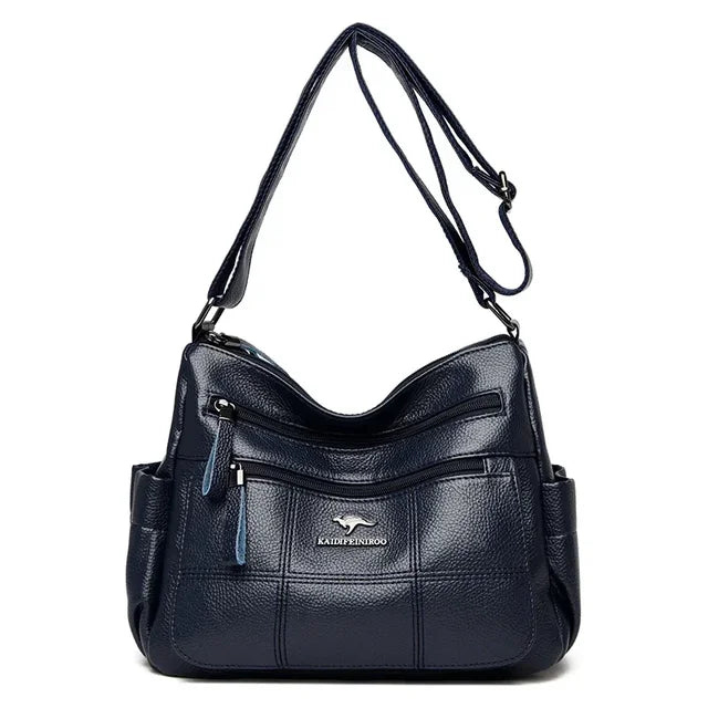 Genuine Purse Women Bag Designer Shoulder Crossbody Messenger Bag-Handbags-Arimonz-Blue-Arimonz