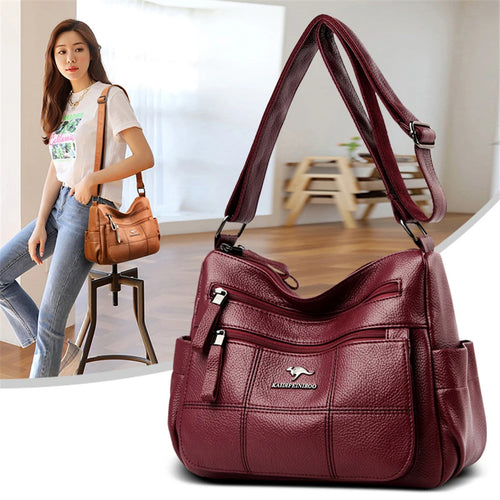 Genuine Purse Women Bag Designer Shoulder Crossbody Messenger Bag-Handbags-Arimonz-Arimonz