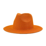 Grass Knitted Straw Panama Sun Hat Breathable Leisure Jazz Hat-Summer Hats-Arimonz-Beige02-Arimonz