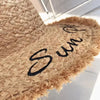 Hand Woven Raffia Embroidered Letter Sun Beach Hat Brim Straw Hat-Summer Hats-Arimonz-Arimonz