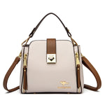 Handbag Purse Women Bag Shoulder Crossbody Messenger Small Tote Bag-Handbags-Arimonz-Beige-Arimonz