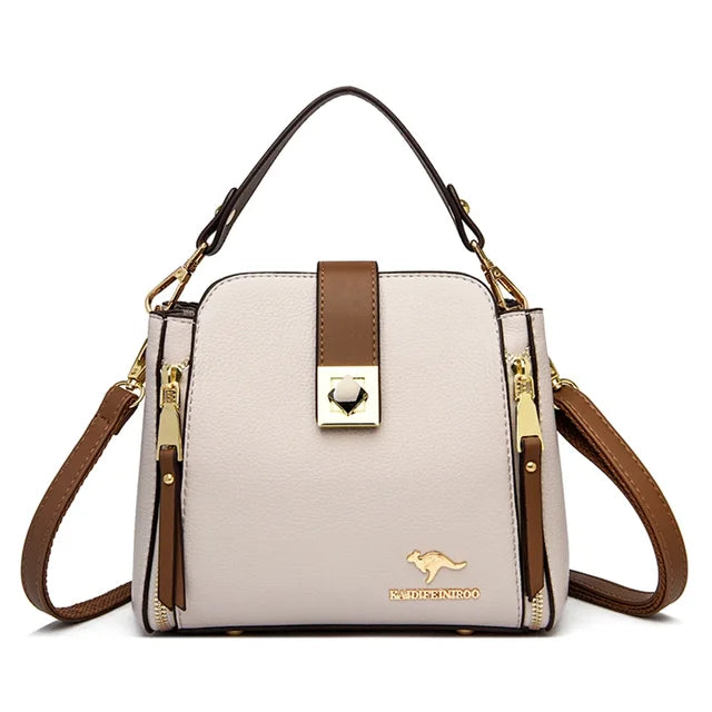 Handbag Purse Women Bag Shoulder Crossbody Messenger Small Tote Bag-Handbags-Arimonz-Beige-Arimonz
