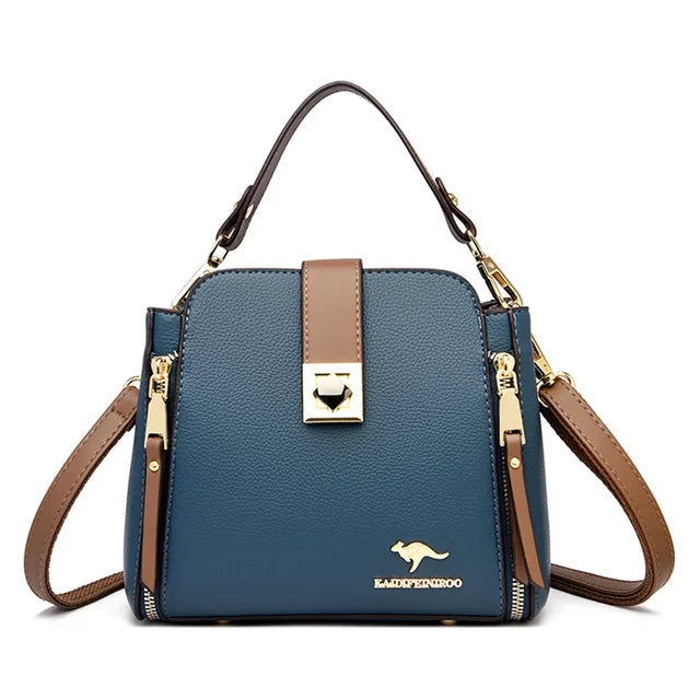 Handbag Purse Women Bag Shoulder Crossbody Messenger Small Tote Bag-Handbags-Arimonz-Lake blue-Arimonz