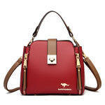 Handbag Purse Women Bag Shoulder Crossbody Messenger Small Tote Bag-Handbags-Arimonz-Red-Arimonz