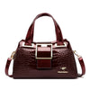 Handbag Purses Crossbody Bags for Women Shoulder Bags Casual Tote Bag-Handbags-Arimonz-Burgundy-Arimonz